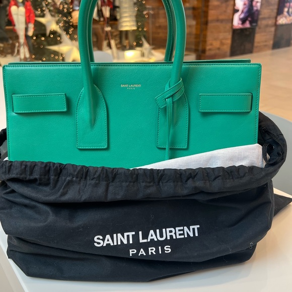 Green Saint Laurent sac de jour - Picture 1 of 11